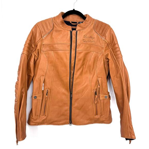 Harley-Davidson Women's Pursuit Triple Vent Leather Jacket -  97025-23VW - Picture 1 of 9